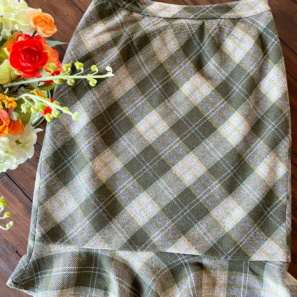 Loft size 0 pencil skirt wool